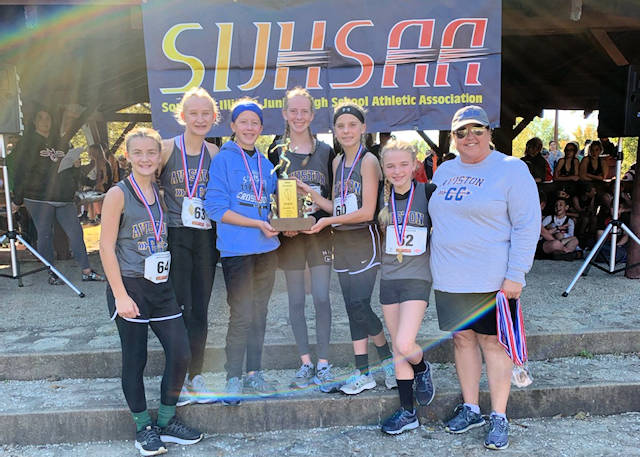 2019 SIJHSAA Girls Cross Country Class S 3rd Place Aviston
