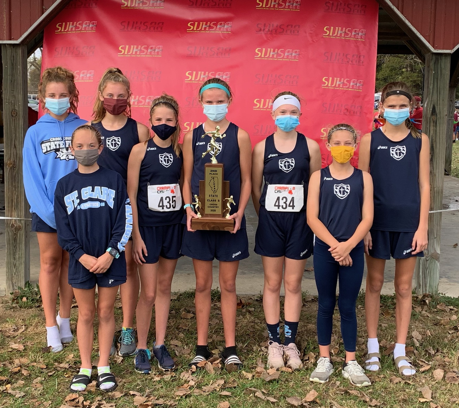 2020 Class S Girls 2nd Place St. Clare