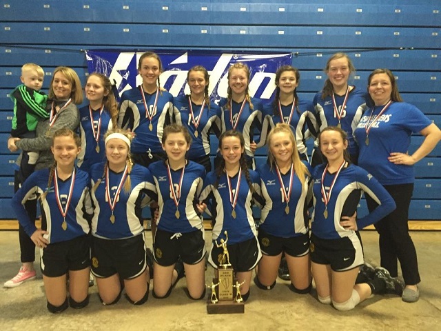 2016 Class M Volleyball 3rd Place New Athens