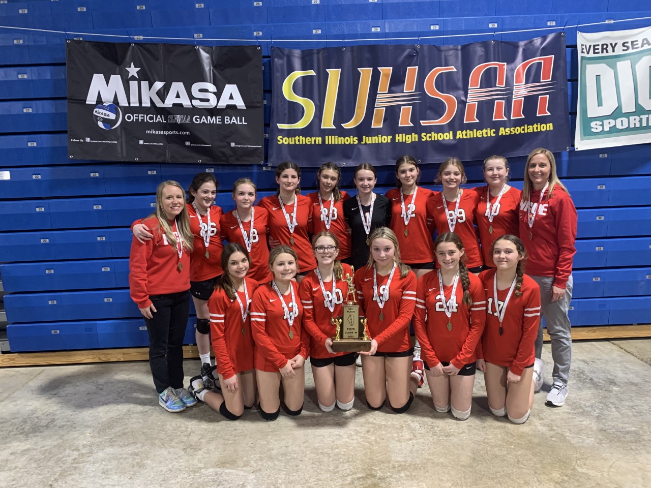 2023 Volleyball Class M 3rd Norris City Omaha Enfield
