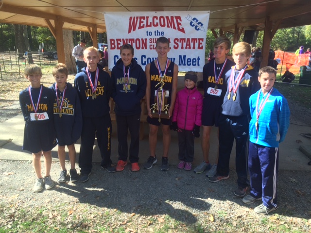 2015 Class L Cross Country Boys 2nd Place - Marion.IMG 1804