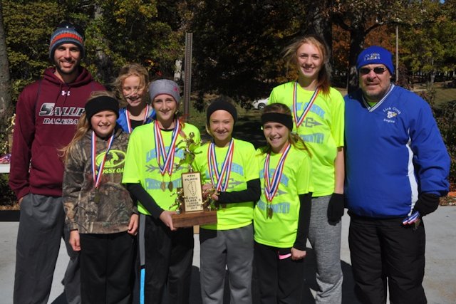 2015 Class S Cross Country Girls 4th Place - Lick Creek