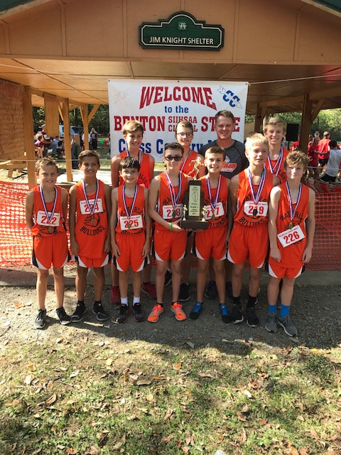 2017 Class L Boys Cross Country State Champions - Waterloo