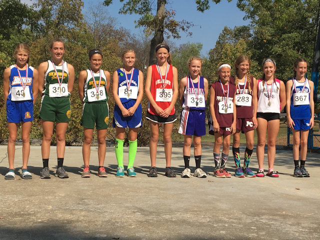 2017 Class S Girls Cross Country State Top 10 Individuals
