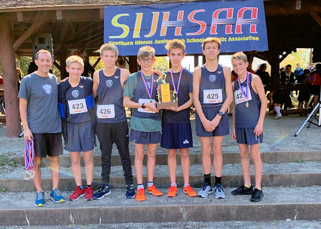 2019 SIJHSAA Boys Cross Country Class S 3rd Place St Clare-OFallon