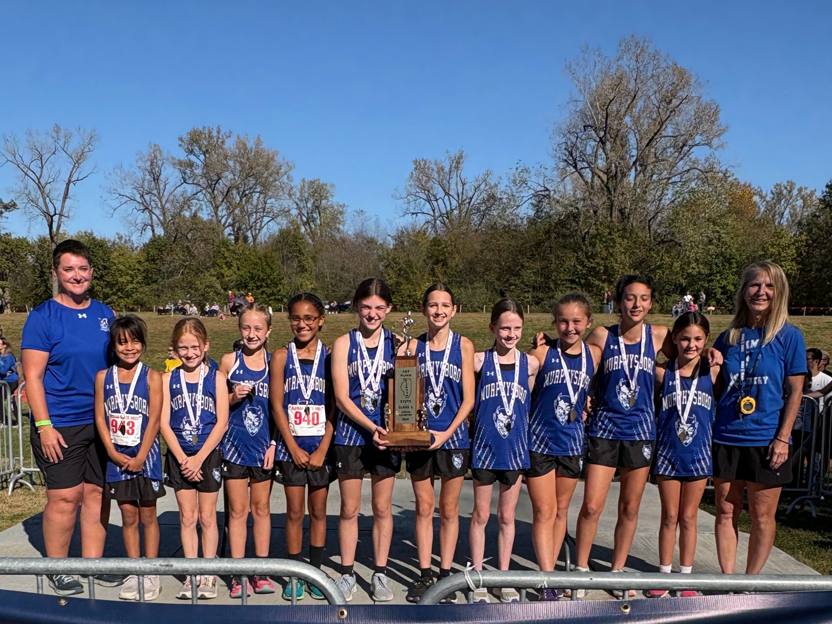 2024 SIJHSAA XC Class L State Girls 1st Murphysboro