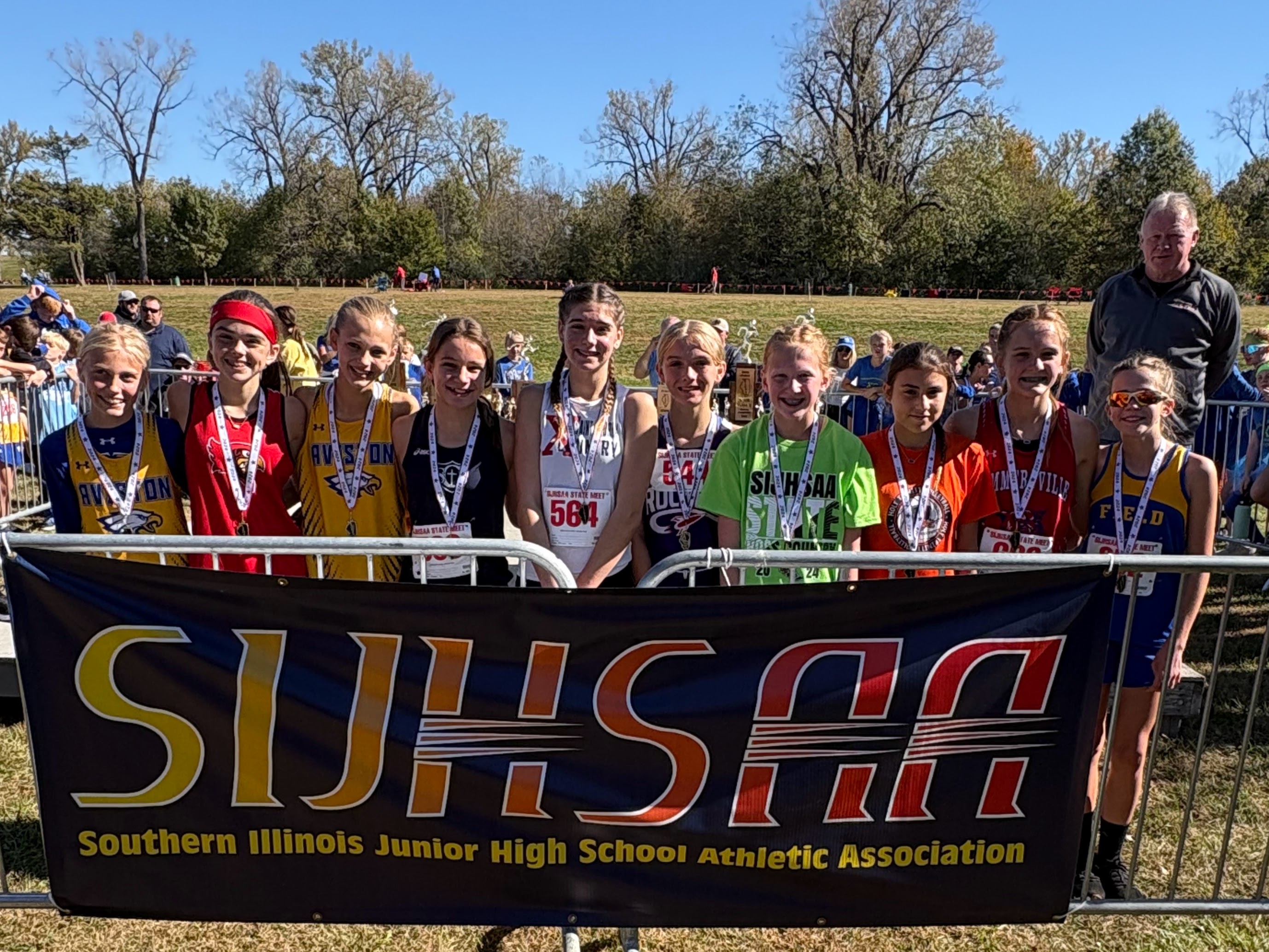 2024 SIJHSAA XC Class S State Girls Top 10