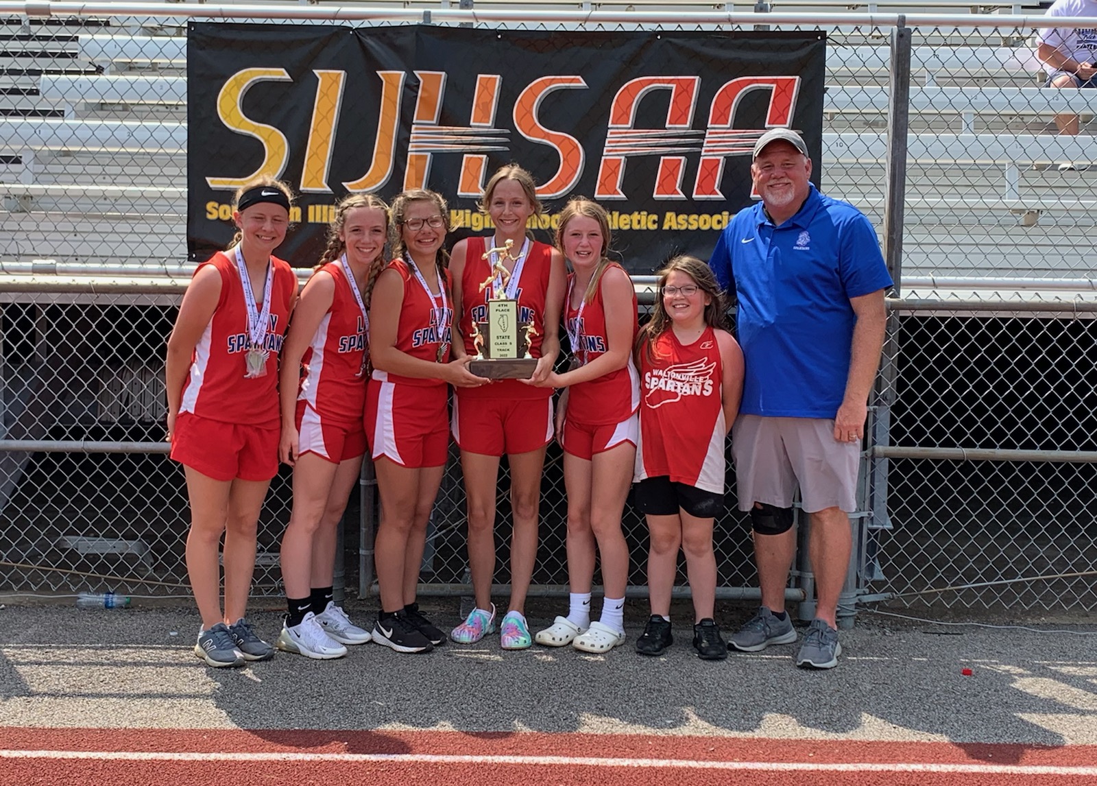 2022 Class S Girls Track 4th Waltonville 