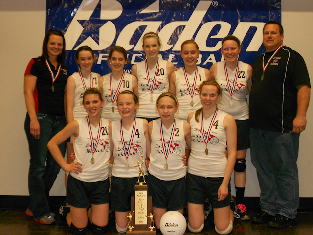 2012 - Class S Volleyball State Champions - St. Rose 